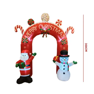 ARCO INFLABLE NAVIDEÑO 3 MTS.1