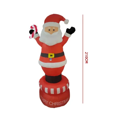 INFLABLE VIEJITO PASCUERO 2.1MTS NAVIDAD POR MAYOR1