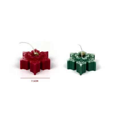 VELAS NAVIDAD 7.5*7.5CM1