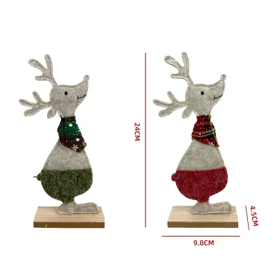 ADORNO RENO NAVIDAD 9.8X4.5X24CM1