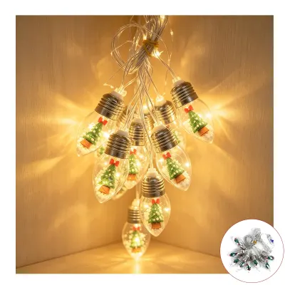 LUCES LED CALIDAS USB  AMPOLLAS/ARBOL NAVIDAD 40 LUCES 2.5MTS1