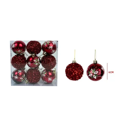 SET BOLSAS NAVIDAD 6CM 9PCS1