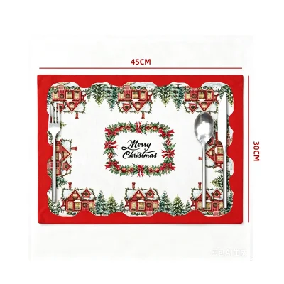 INDIVIDUAL NAVIDAD CASA NAVIDEÑA 30X45CM1