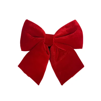 LAZO COLGANTE TERCIOPELO ROJO 25X30 CM1