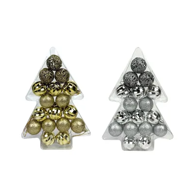 BOLAS DE NAVIDAD DORADAS 4 CM1