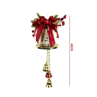 COLGANTE CAMPANA NAVIDAD 23X40CM VENTA POR MAYOR1