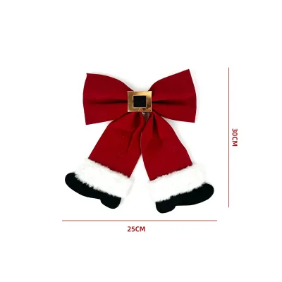 LAZO NAVIDEÑO PIES SANTA 25X30CM1