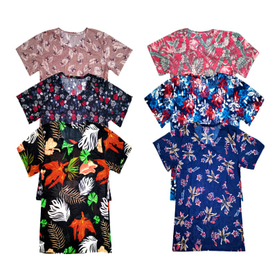 CAMISETA DE MUJER MANGA CORTA CON ESTAMPADO1