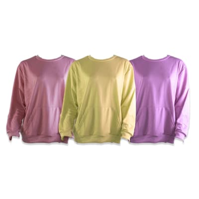 POLERON DE MUJER  COLOR LISO1