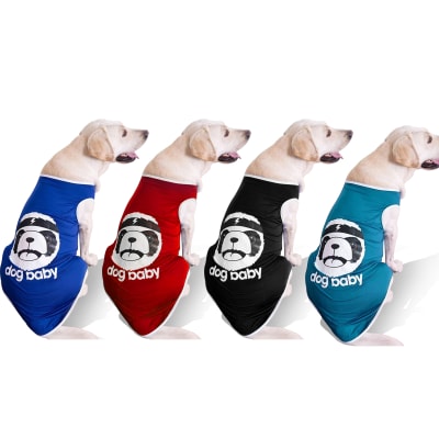 ROPA PARA MASCOTA POLERA CON ESTAMPADO TALLA 4 XL |12 UNID1