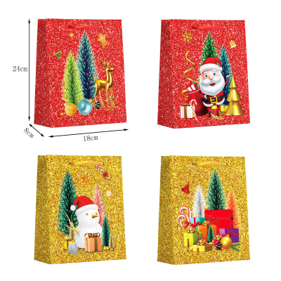 BOLSA NAVIDAD PARA REGALOS DISEÑOS 18x8x241