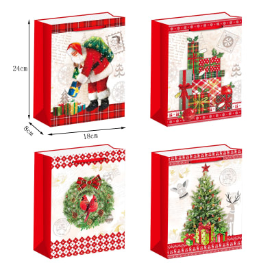 BOLSA NAVIDAD DISEÑO PARA REGALO 18X8X24 CMS1