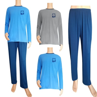 PIJAMA HOMBRE DISEÑO MANGA LARGA  |12 UNID1
