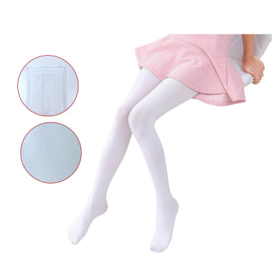 PANTYHOSE NIÑA BLANCO TALLA 11-12 | 12 UNID1
