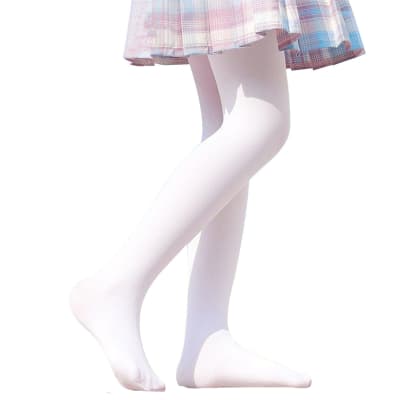 PANTYHOSE ESCOLAR BLANCO TALLAS 5-6 | 12 UNID1