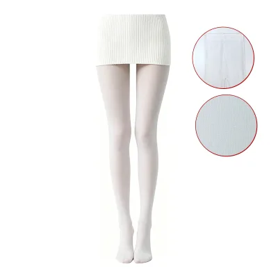 PANTYHOSE ESCOLAR LOLA BLANCA LINEA LYCRA TALLA 3 | 12 UNI.1