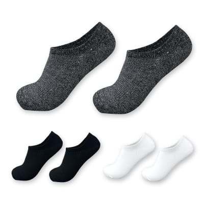 CALCETINES DE HOMBRE CORTE INVISIBLE COLOR LISO| 12 UNID1