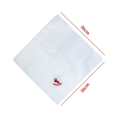 PAÑUELO FIESTAS PATRIAS BANDERA 36X36 CM1