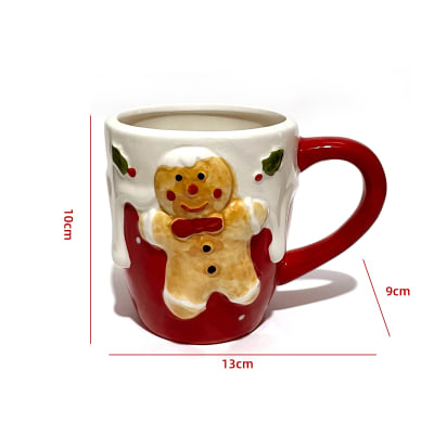TAZA DE NAVIDAD CERAMICA GALLETA JENGIBRE 12X8.5X11.4CM1