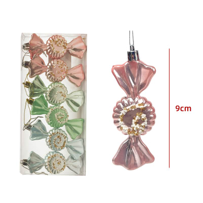 Caramelo de navidad 9cm 6pcs1