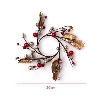 Decoración corona navidad 30cm1