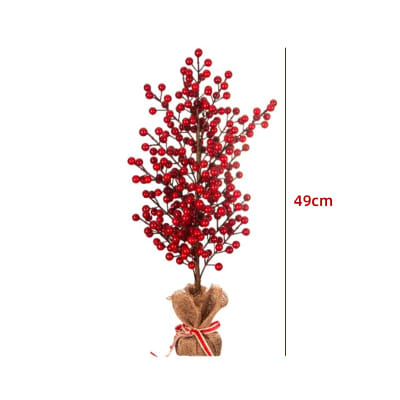 ARBOL DE NAVIDAD FRUTOS ROJOS 49X15X9CM1
