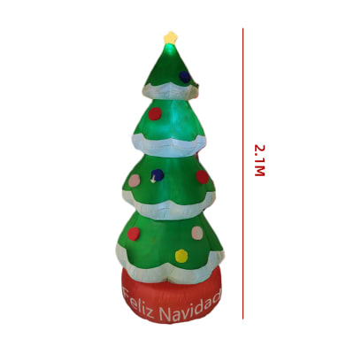 INFLABLE ARBOL DE NAVIDAD 2.1M 1
