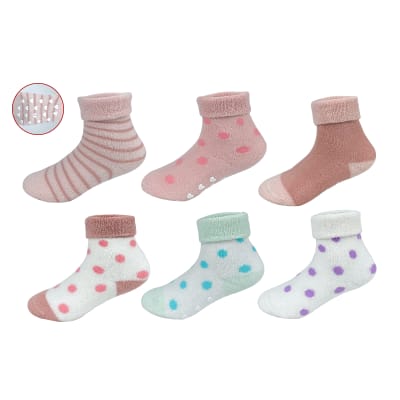 CALCETINES DE BEBE TOALLA PUÑO DOBLADO 18-24M1