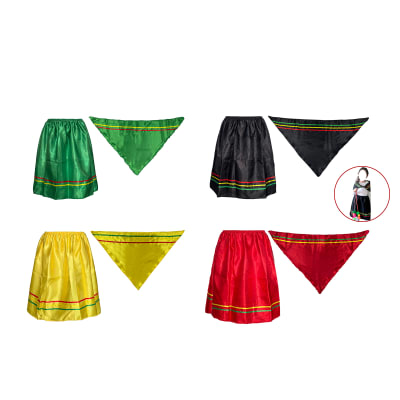 FALDA NORTINA CON PAÑUELO 4-6/7-9/10-121