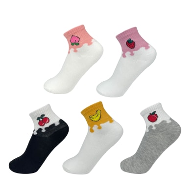 CALCETINES DE NIÑA FRUTAS 9-12 AÑOS1