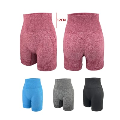 Leggings corto De Levantamiento De Glúteos liso Colores Surtidos2