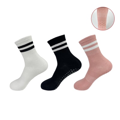 CALCETINES DE MUJER  ALGODON PLANTA CON GOMA1