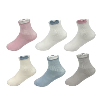 CALCETINES BEBES ANTIDESLIZANTES 6-9 MESES COLORES SURTIDOS1