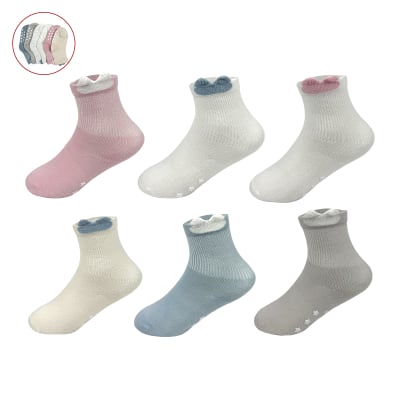 CALCETINES BEBES ANTIDESLIZANTES 9-18 MESES - COLORES SURTIDOS1