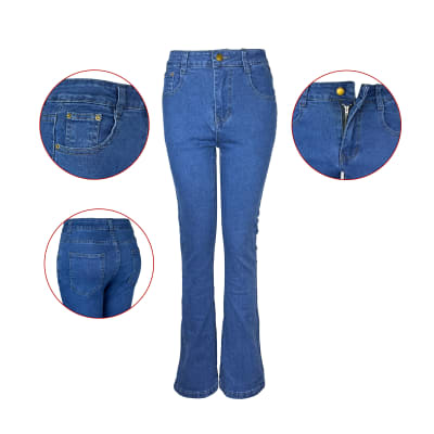 PANTALON JEANS MUJER PATA ELEFANTE M-XXL1