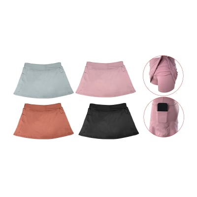 FALDA SHORT PRETINA ANCHA BOLSILLO LATERAL MUJER TALLA M-L/L-XL/XL-XXL1