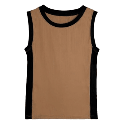 POLERA SIN MANGAS MUJER BEIGE TALLA M-L/L-XL/XL-XXL1