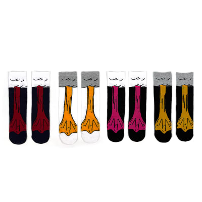 CALCETINES DE MUJER JUVENIL CON DISEÑO PATA PATO -TALLA 36-39 DISEÑOS SURTIDOS1