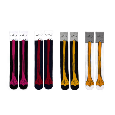 CALCETINES MUJER CAÑA LARGA PATA PATO 36-391