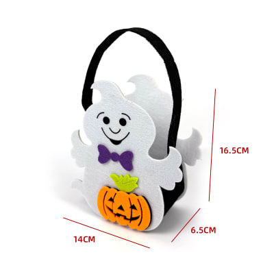 BOLSA DULCES HALLOWEEN FANTASMA PAÑOLENCI 14X6.5X16.5CM1