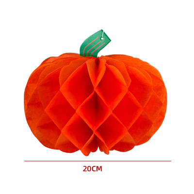 COTILLON HALLOWEEN CALABAZA PAPEL 20CM1