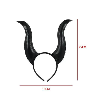 CINTILLO HALLOWEEN CUERNOS MALÉFICA 25 * 16 CMS1