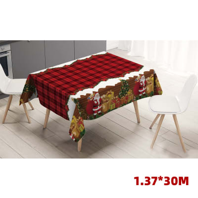 MANTEL NAVIDAD CUADRILLE 1.37X30M1