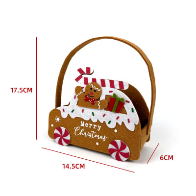 BOLSA DULCE NAVIDAD AUTO JENGIBRE 17.5X6X14.5 CM1