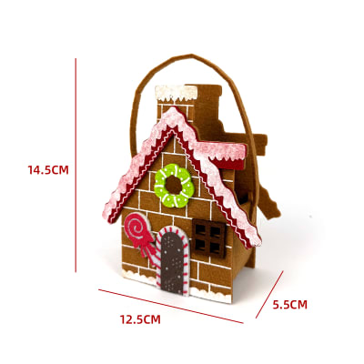 BOLSA DULCE NAVIDAD CASA JENGIBRE 12.5X5.5X14.5CM1
