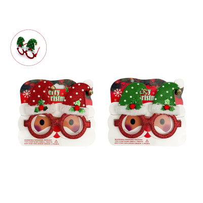 LENTES NAVIDAD GORROS SANTA13*12cm1