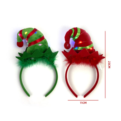 CINTILLO NAVIDAD GORRO DUENDE23*11cm1
