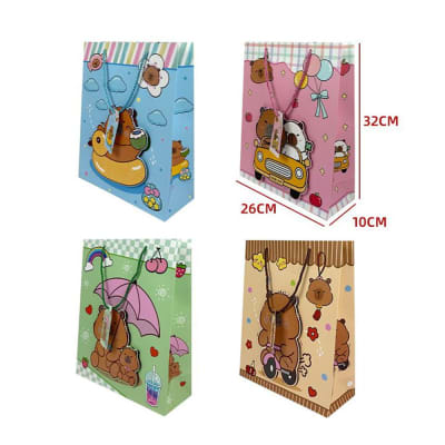 BOLSA DE REGALO CAPIBARA 26 X 10 X 32 CMS1