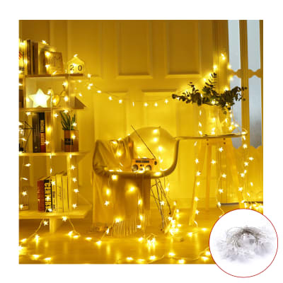 Guirnalda 20 luces a pila estrella 3M1