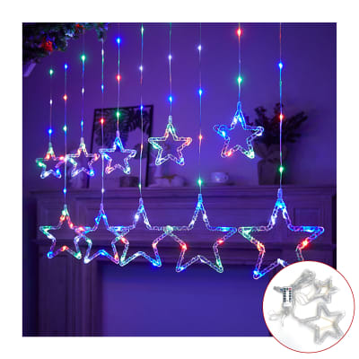 Cortina de 10 estrellas USB y control remoto 3M1